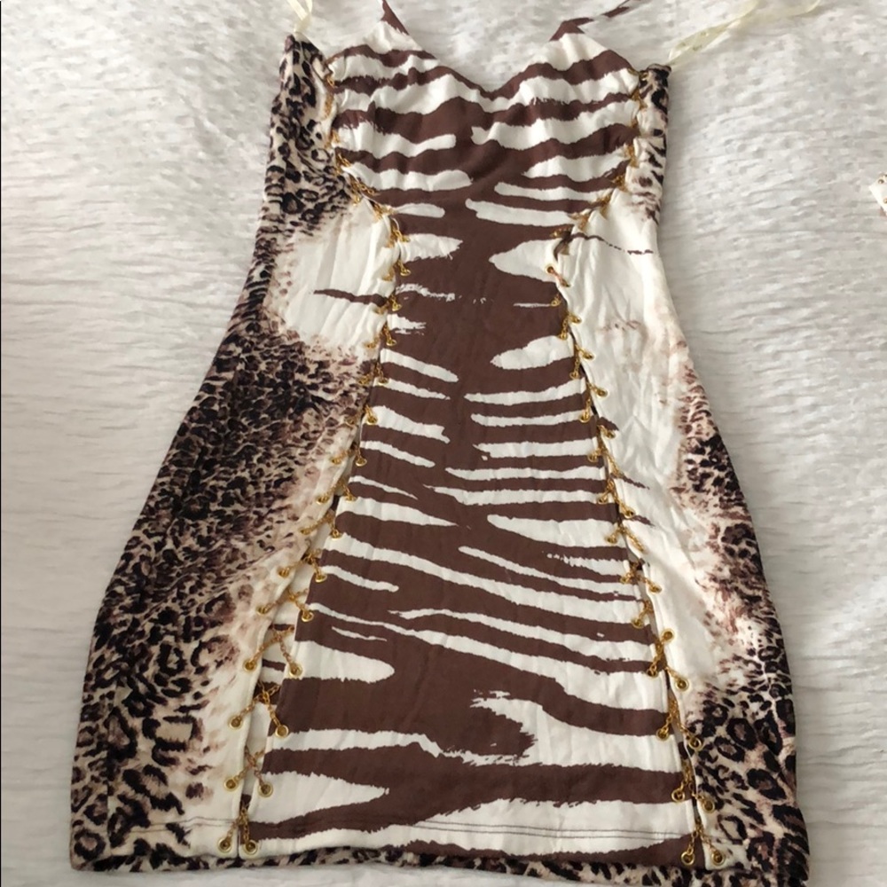 Sky Brand halter mini dress sz Medium